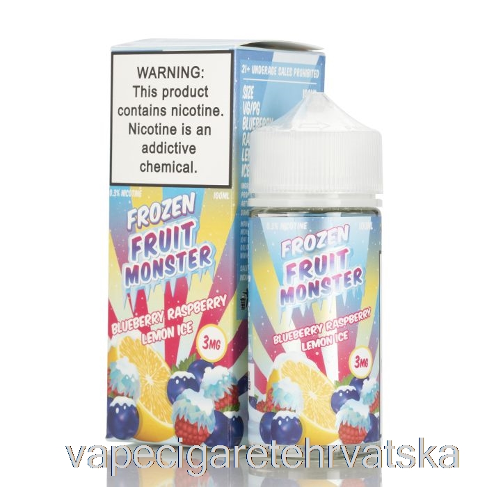 Vape Hrvatska Led Borovnica Malina Limun - Smrznuto Voće Monster - 100ml 6mg